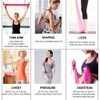 Therapy Flat Resistance Bands Set, Latex Free Flat Elastic Exercise