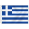 2×3 FT Greece Flag,Medium 60×90 CM Greek Outdoor Banner,100D Decor,Doube