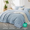 Bedsure King Size Comforter Set - Light Blue Soft Bedding