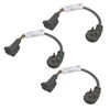 EP - Paquete de 3 cables de extensión de enchufe