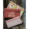 Krumbs Kitchen Farmhouse Strawberries 3 Pack Cloth Food Storage Bags