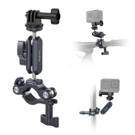 SMALLRIG Bike Handlebar Clamp Mount, All Metal Pole Mount for Bike/Motorbike/Motorcycle, Bar Mount for GoPro HERO10 Black, for DJI Osmo Action 4, for Insta 360, Adjustable Clamp Mount - 4191