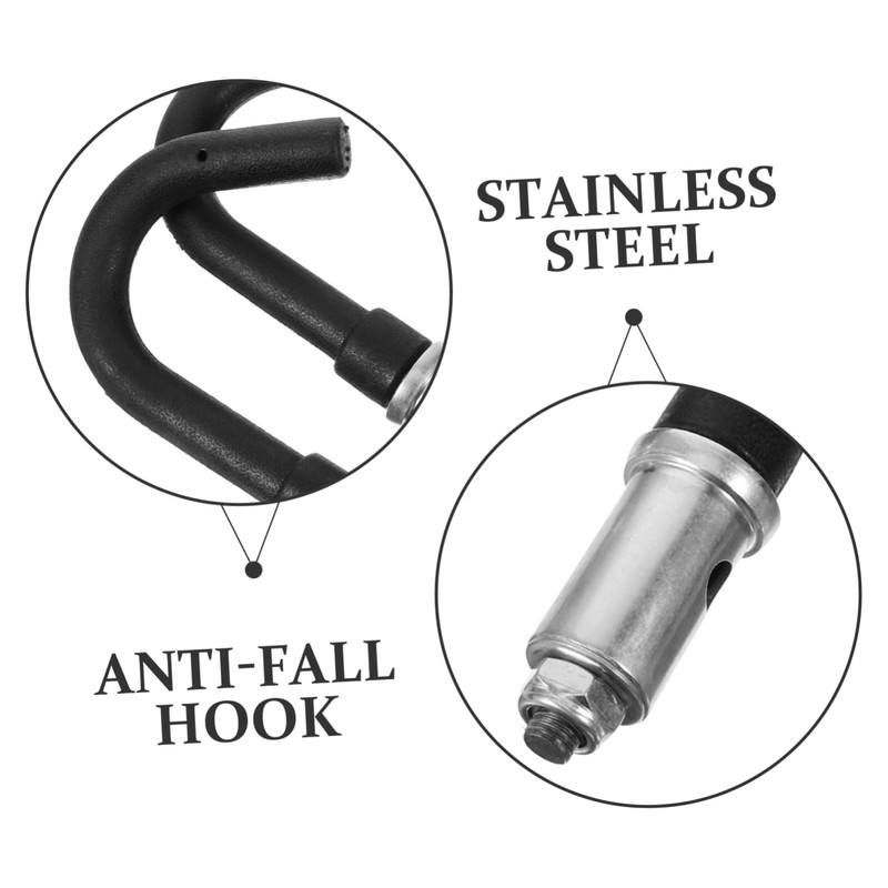 MUCKLILY Heavy Duty Ladder Hooks 2 Pieces Stabilizing Hooks for