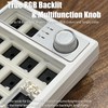 TISHLED Wireless Mechanical Numpad Barebones Kit, Gasket Programmable Macro Numeric