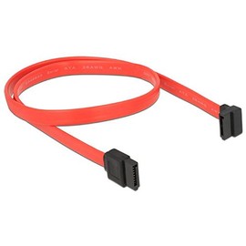 DeLock SATA Cable 50 cm Left / Straight Cable 1 x HDD 2 x 7-Pin SATA 0.50 m Left Angled Pack of 3
