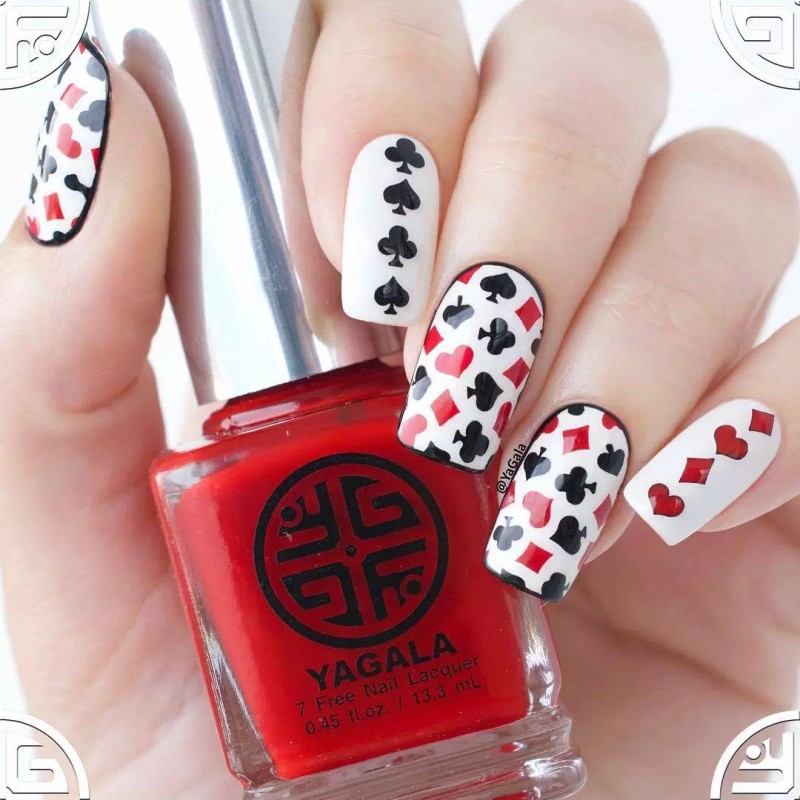 Whats Up Nails Playing Cards Stencils for Nails, Nail Stencils,