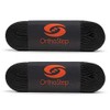 OrthoStep Cotton Wide Flat Athletic 45 inch Black Shoelaces -