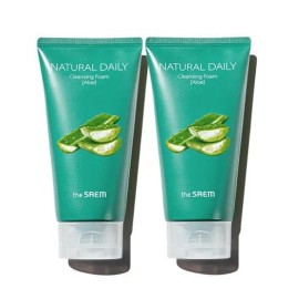 The Saem [The Saem] [New Core Ulsan Branch] Natural Daily Cleansing Foam Aloe 1 2 150ml / [더샘] [뉴코아 울산점] 내추럴 데일리 클렌징 폼 알로에 1 2개 150ml