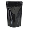 Rightpak Stand Up Pouches 100 Pieces 13cm x 21cm, Black