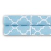 Meridian Blue and White Brushed Percale Cotton, Pair / 2pc
