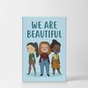 Smile Art Design We are Beautiful Quote Women Diversity Kids