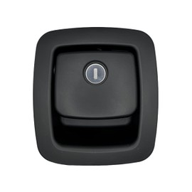 RV Designer T517, Baggage Door Lock, Black-Without Plunger (Trimark 60-460)