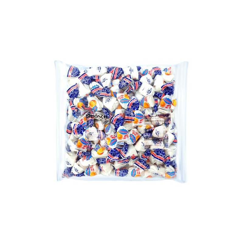Brioschi Orange Flavored Effervescent Fizzy Digestive Italian Candies (2.2 lbs