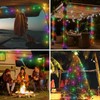 Solar Power Camping Lights String,Outdoor String Lights with 8 Modes