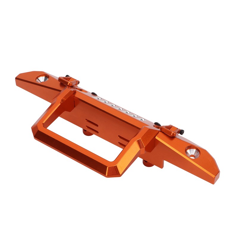 Aluminum Alloy Front Bumper RC Car Upgrade Accessory with LED