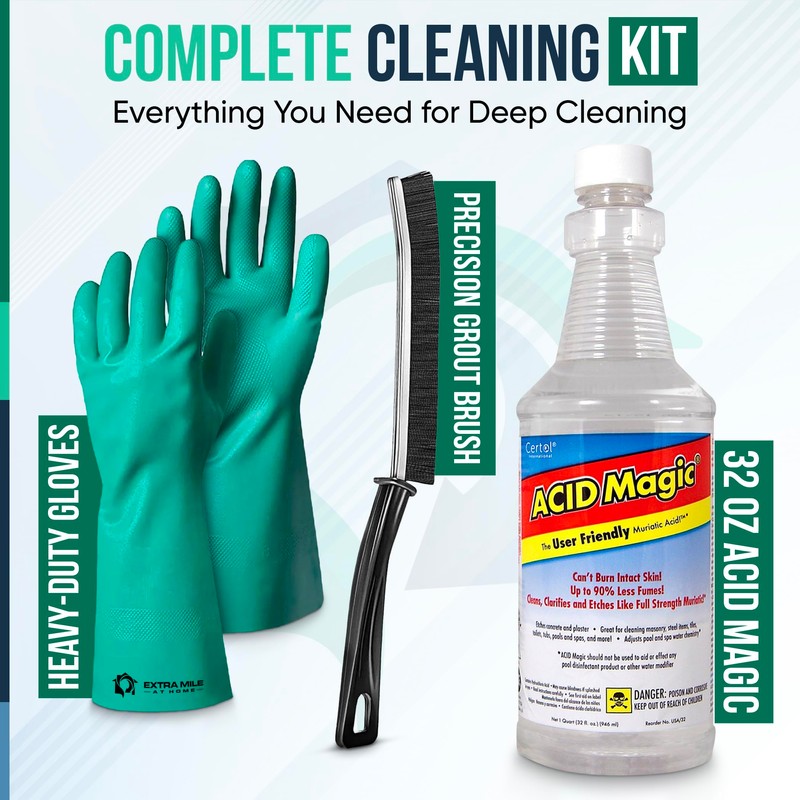 Extra Mile at Home Acid Magic 32 oz Cleaner Bundle