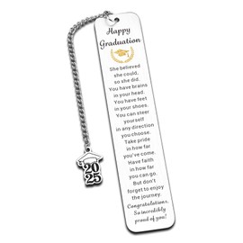 Senior Night Gifts Senior Year College Graduation Decorations Gifts for Women Men Him Her Graduation Gifts for College Girls Boys Class of 2025 College Graduations Bookmark 2025