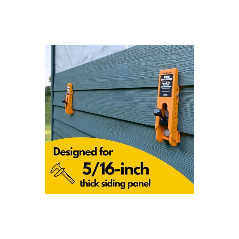Siding Installation Tools with Storage Pouch, Mounting Kit for 5/16-Inch