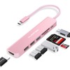 LENTION 6 in 1 USB C Hub with SD/Micro SD