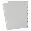 Dividers/Index Sheets, Polypropylene, DIN A4 with Numbers 1–10, Full Coverage,