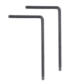 Guitar Allen Wrench, RiToEasysports 2 PCS Truss Rod Allen Wrench Tool 4mm / 5mm Ball End for Martin Acoustic Guitar(Black 5mm) Musical Instrument Accessories