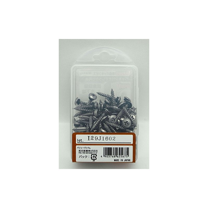 Wakai Stainless Steel Sheet Metal Washer Screw Length 1.1 inches