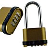 Homezone® Heavy Duty Combination 4 Digit Shed Padlock Brass Security