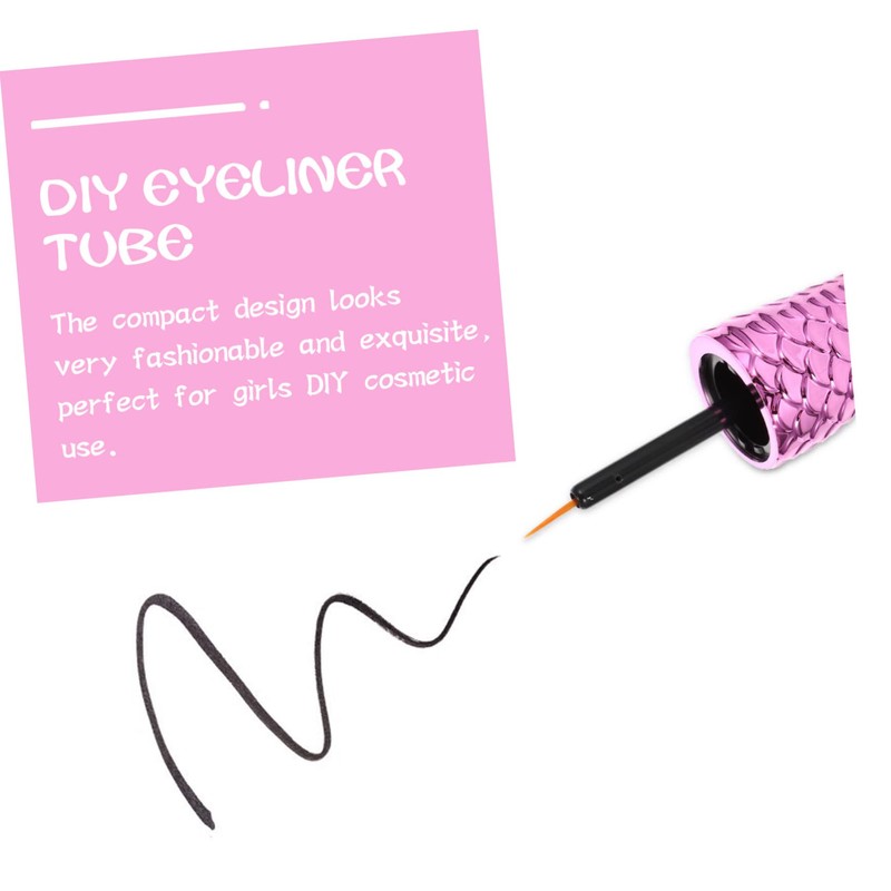 OHPHCALL 4pcs Creative Diy Eyeliner Tube Lip Gloss Tubes Lipstick