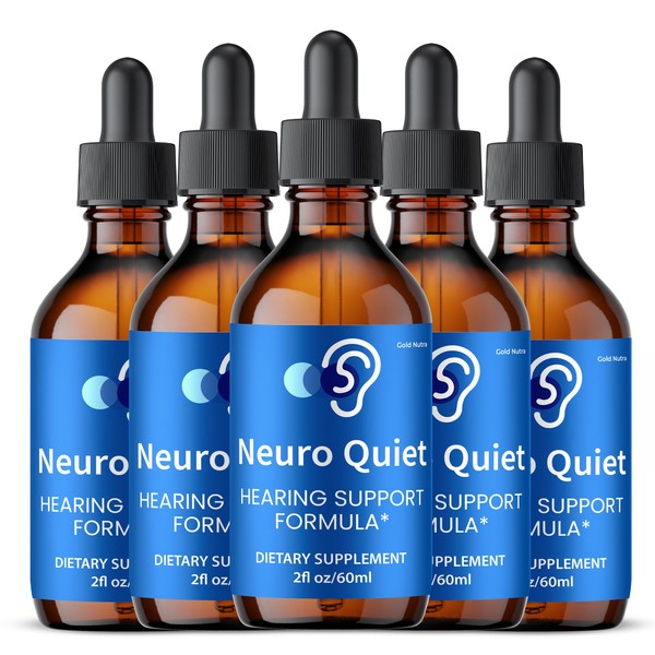 NeuroQuiet Drops, All Natural Maximum Strength Hearing and Auditory Support,