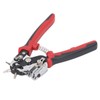 Leather Hole Punch 6 Holes 360 Degree Rotating Adjustable Margin