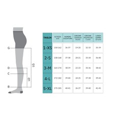 SEGRETA 00022 - offene Zehenstrümpfe für Damen und Herren mit abgestufter Kompression, Socken mit anatomischer Ferse und bequemem Rand, 140 Den, 18-22 mmHg, chamois, XL