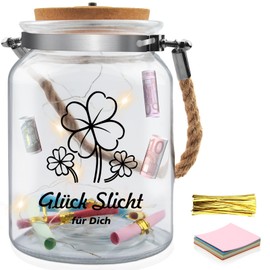 Szhhrxi LED Bottle Light with Saying Lucky Light, Romantic Gift for Women, Birthday, Wedding, Christmas, Illuminated Decorative Bottle as Lucky Light for Girlfriend, Wife, Mum (HY)