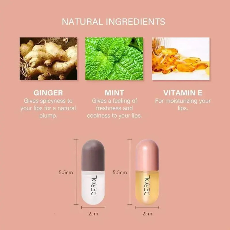 Sérum Lip Plumper Para El Cuidado De Los Labios, Paquete