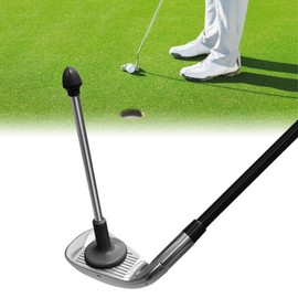 shirylzee Golf Alignment Rods Magnetic Golf Club Alignment Stick Chipping Assist Correction Stick Visualize Professional Magnet Lie Angle Tool
