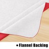 homing Rectangle Vinyl Tablecloth, Waterproof Spillproof Plastic Flannel Backed Table