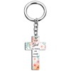 OEHEDOU Christian Gifts For Women Cross Keychain Inspirational Gifts For
