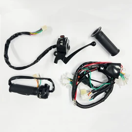 TDR Wire Harness Control Switch Z50 Monkey Bike 50cc Gorilla Motorcycle Wiring Loom Left Right Hand Headlight Indicator Start Button Throttle Lever Set