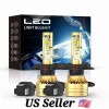 AQJ 2x H4 9003 Super White 50000LM Kit LED Headlight