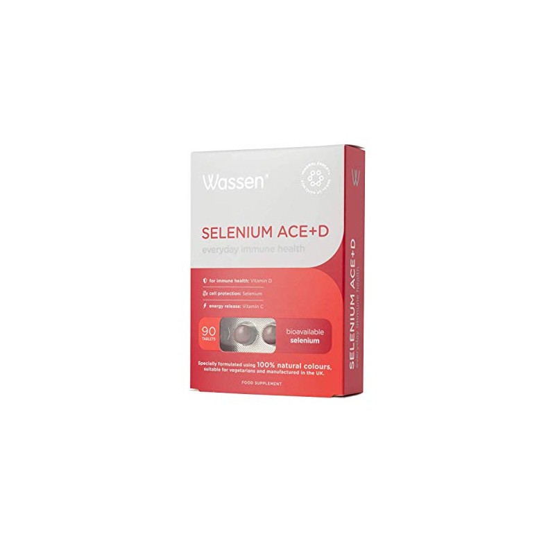 Wassen Selenium ACE+D Immune Health | Highly Bioavailable Selenium |