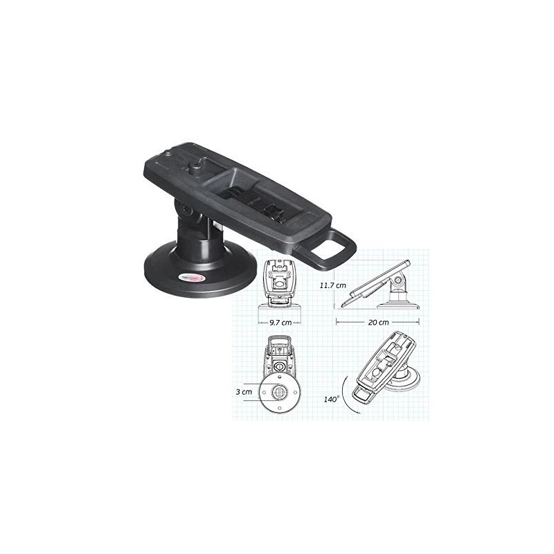 Tailwind PAX S300 3" Compact Pole Mount Terminal Stand
