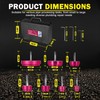 Premium 7Pcs PVC Pipe Reamer Kit For 1/2" Drills- Includes