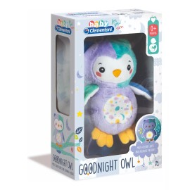 Baby Clementoni Juguete Bebe Tierno Buho Suave Luz De Noche Baby Clementoni
