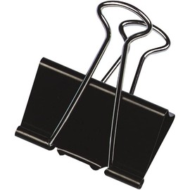 Q-Connect 32mm Foldback Clip (Pack of 10), Black