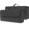 EYERIYO Organizer per bagagliaio in feltro, 2 pezzi, 50 x