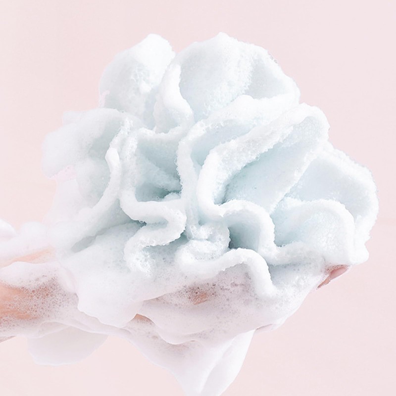 HSUYUN 2 Stück Badeschwämme, 2-in-1 Duschschwamm Körper, Netz-Peeling Schwamm, Waschschwamm