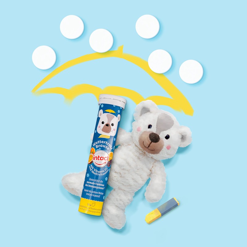 intact Weather Despite Effervescent (15 Pieces) with Tropical Passion Fruit