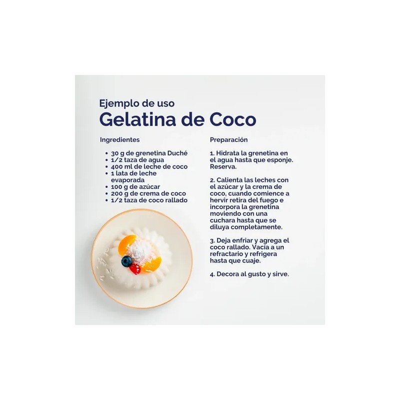Grenetina Duche 250g 290 Bloom