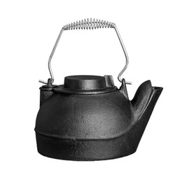 Fire Beauty Humidifying Iron Kettle，Stove Humidifier，Wood Stove Kettle，Cast Iron，Chrome handle