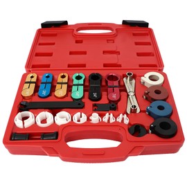 SCITOO Master Quick Disconnect Tool Set,Fuel Line Disconnect Tool Set Fit for A/C Fuel & Transmission Systems, Fuel Line Disconnect Tools for Mechanics Compatible with Ford Chevy GM More