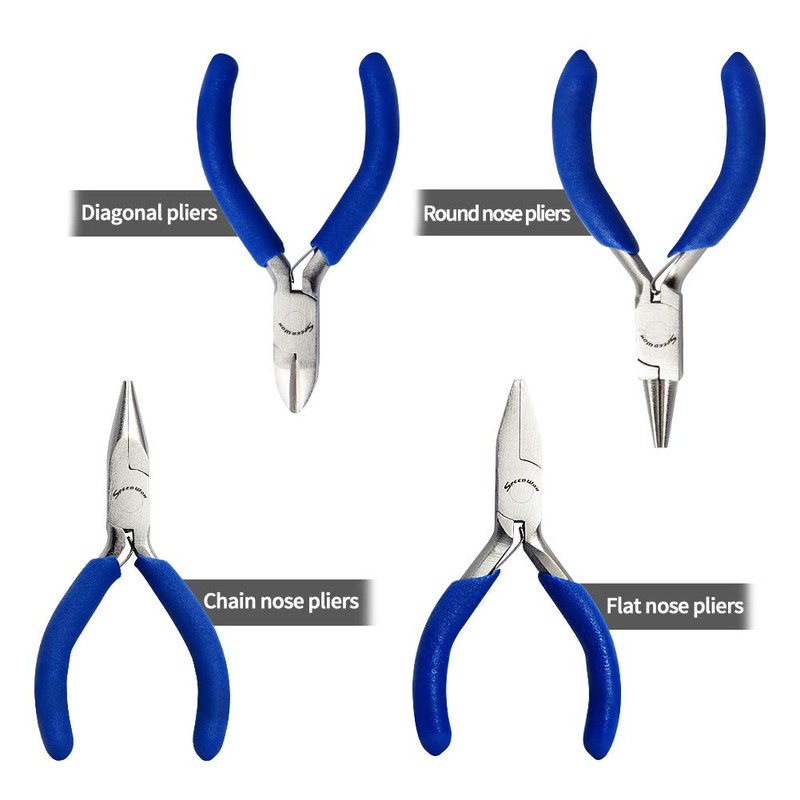 SPEEDWOX 3 Inches Jewelry Pliers Set Professional Beading Tools 4